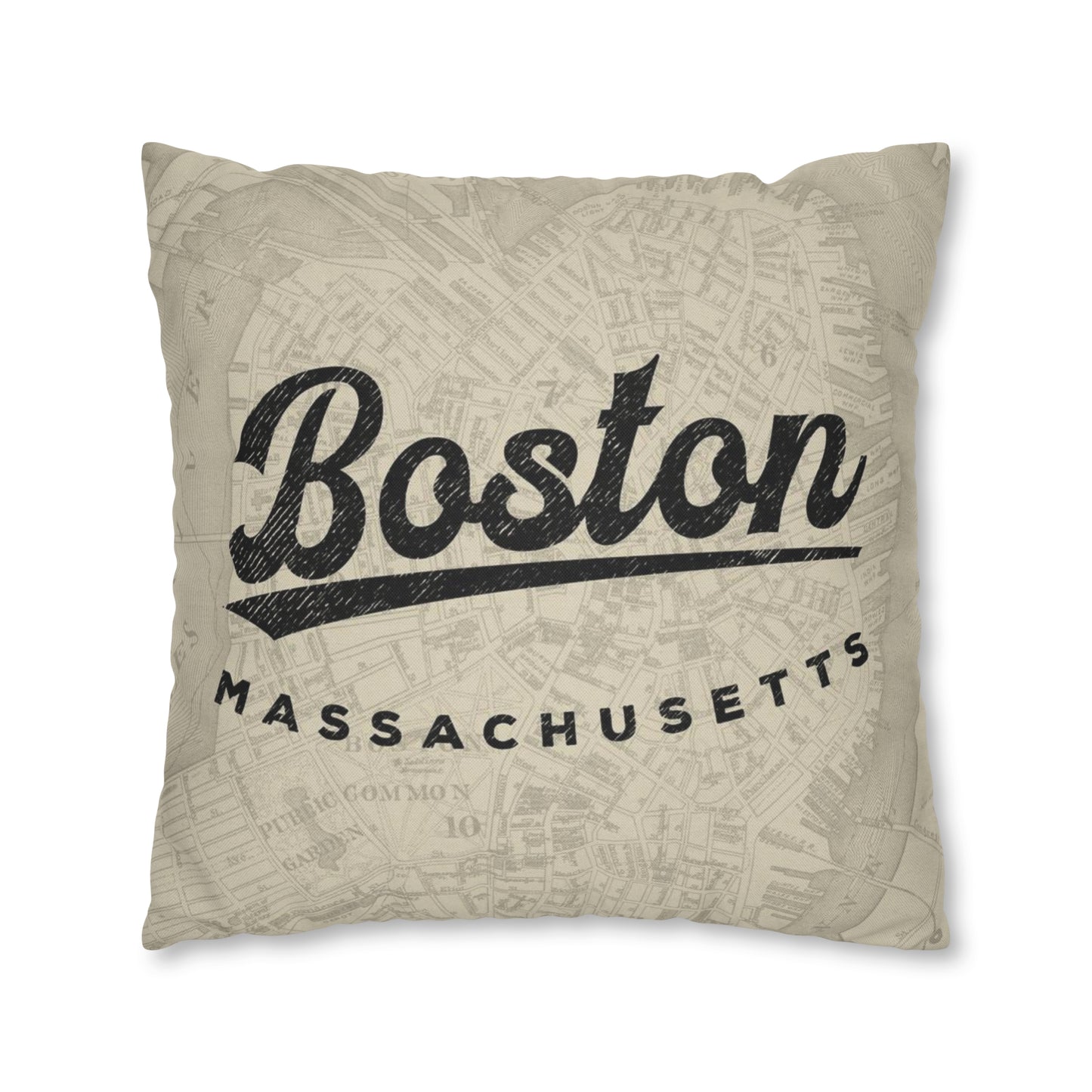 Boston Massachusetts Throw Pillow