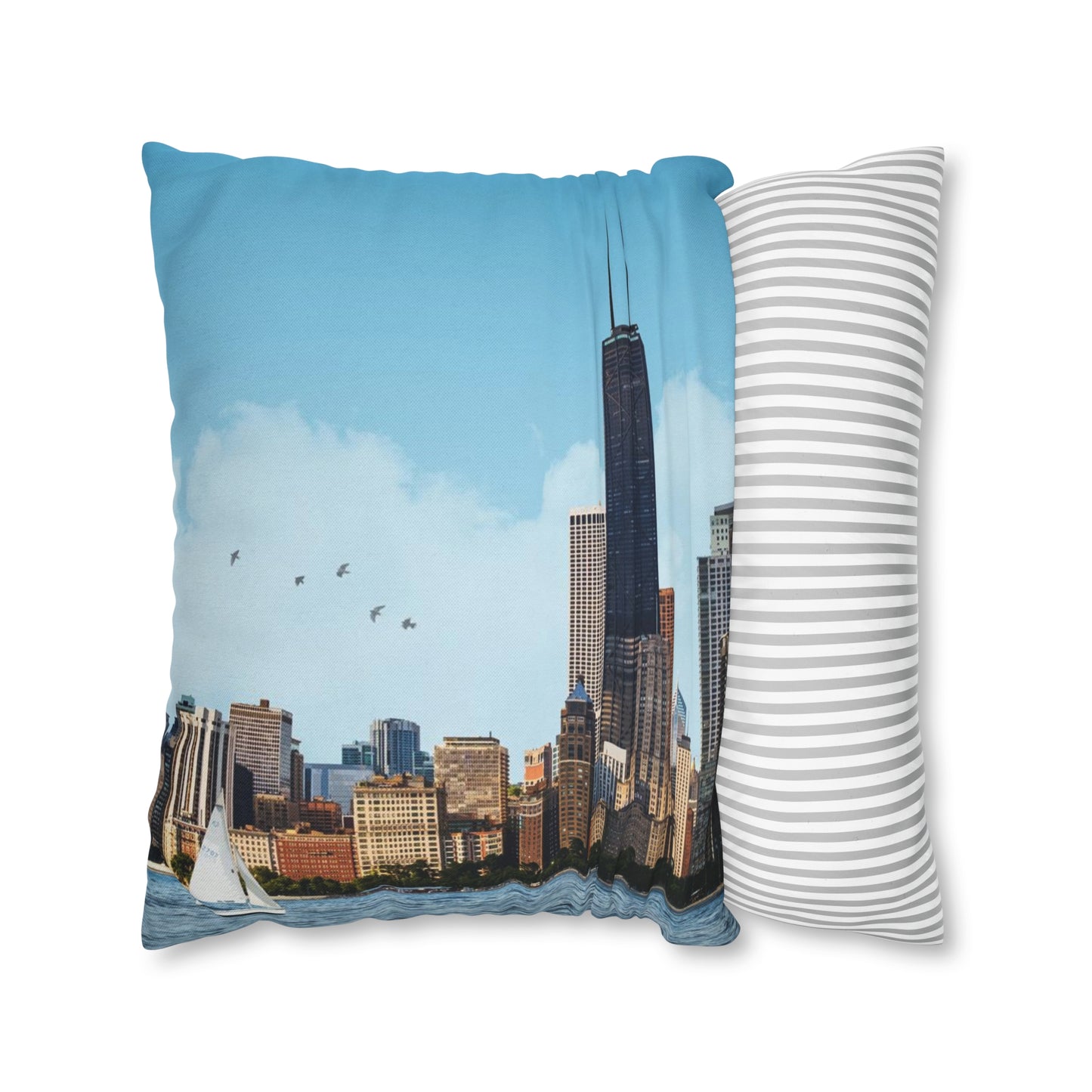 Chicago Illinois Throw Pillow