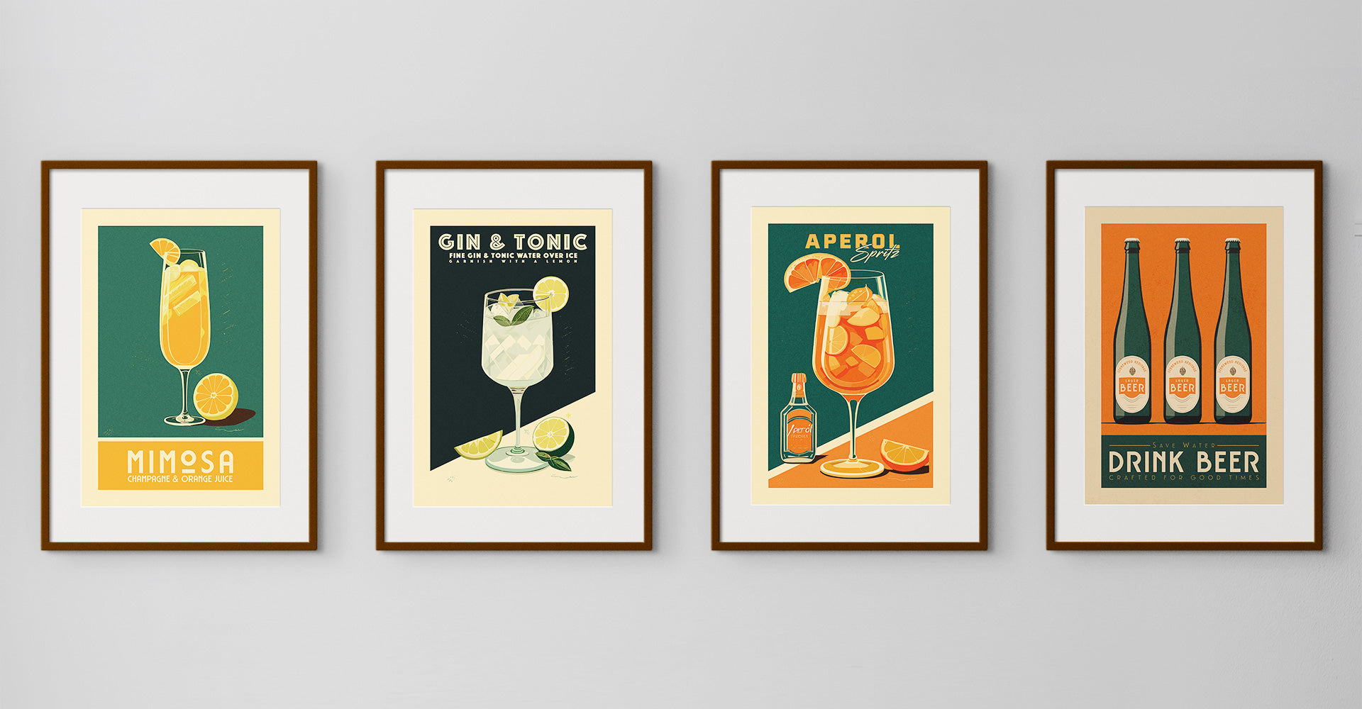 Vintage Cocktail Posters