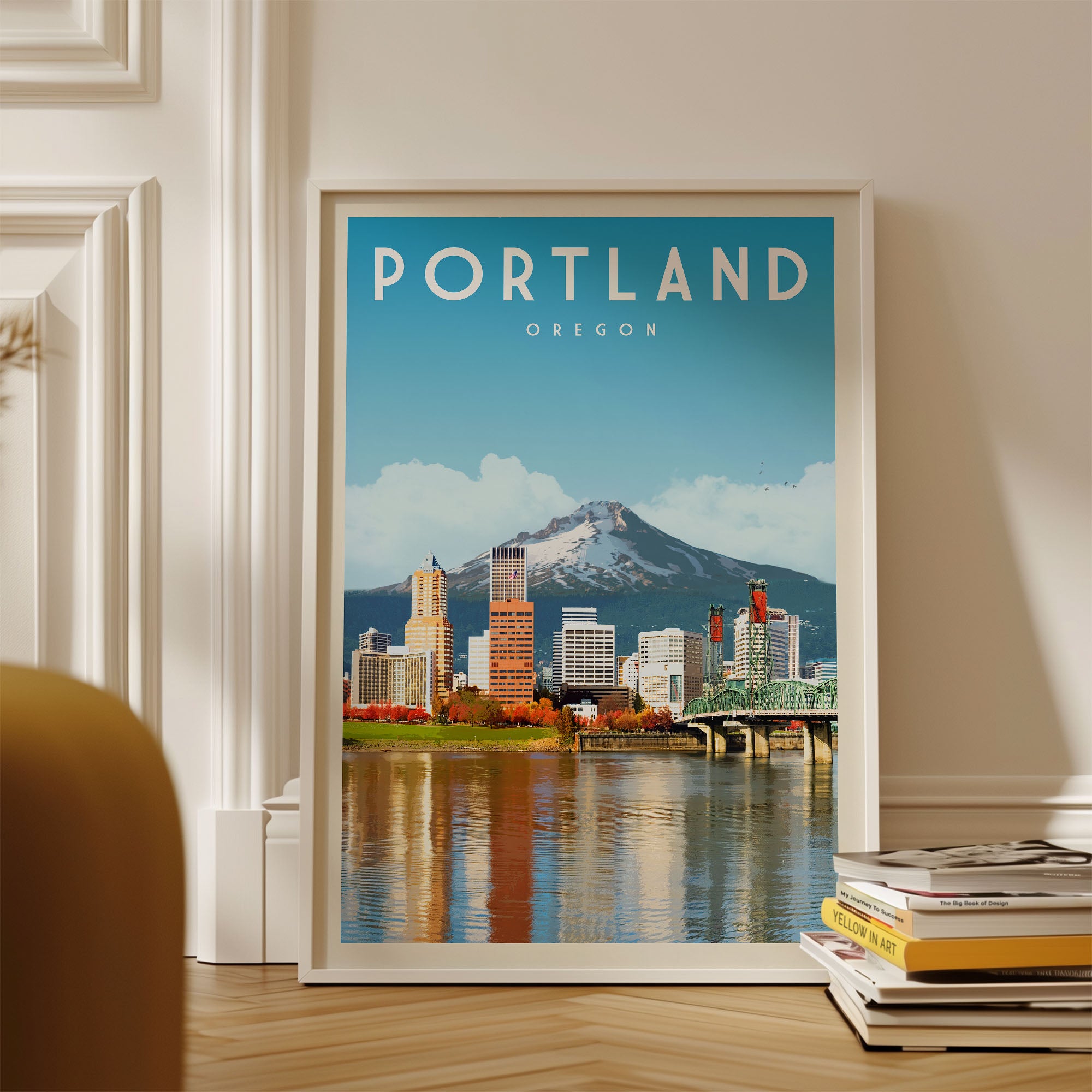 Portland, Oregon Vintage Wall Art Travel Poster | Vintaprints