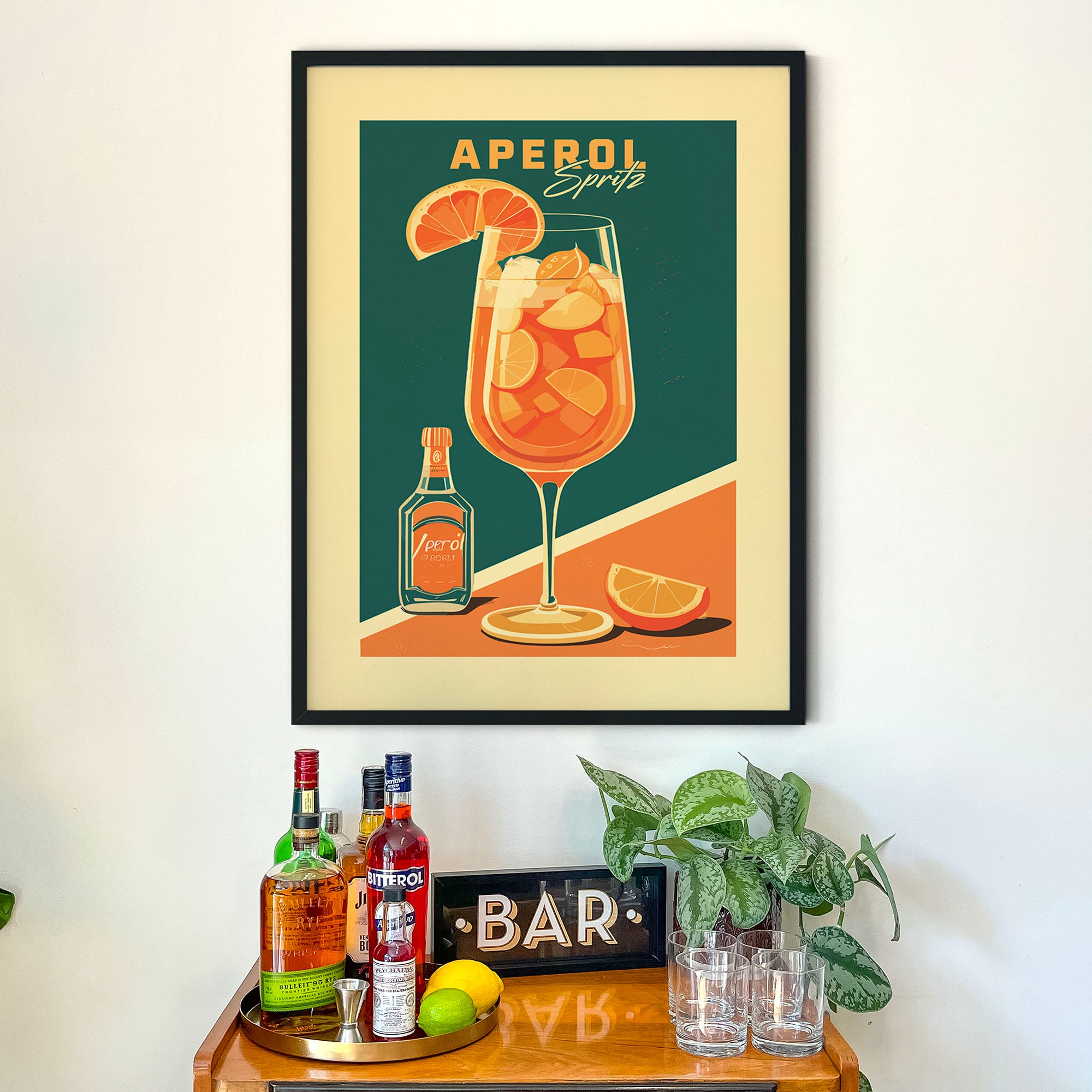 [PSTR Studio] Aperol Spritz アートポスター Elin PK - Aperol Spritz | PSTR studio