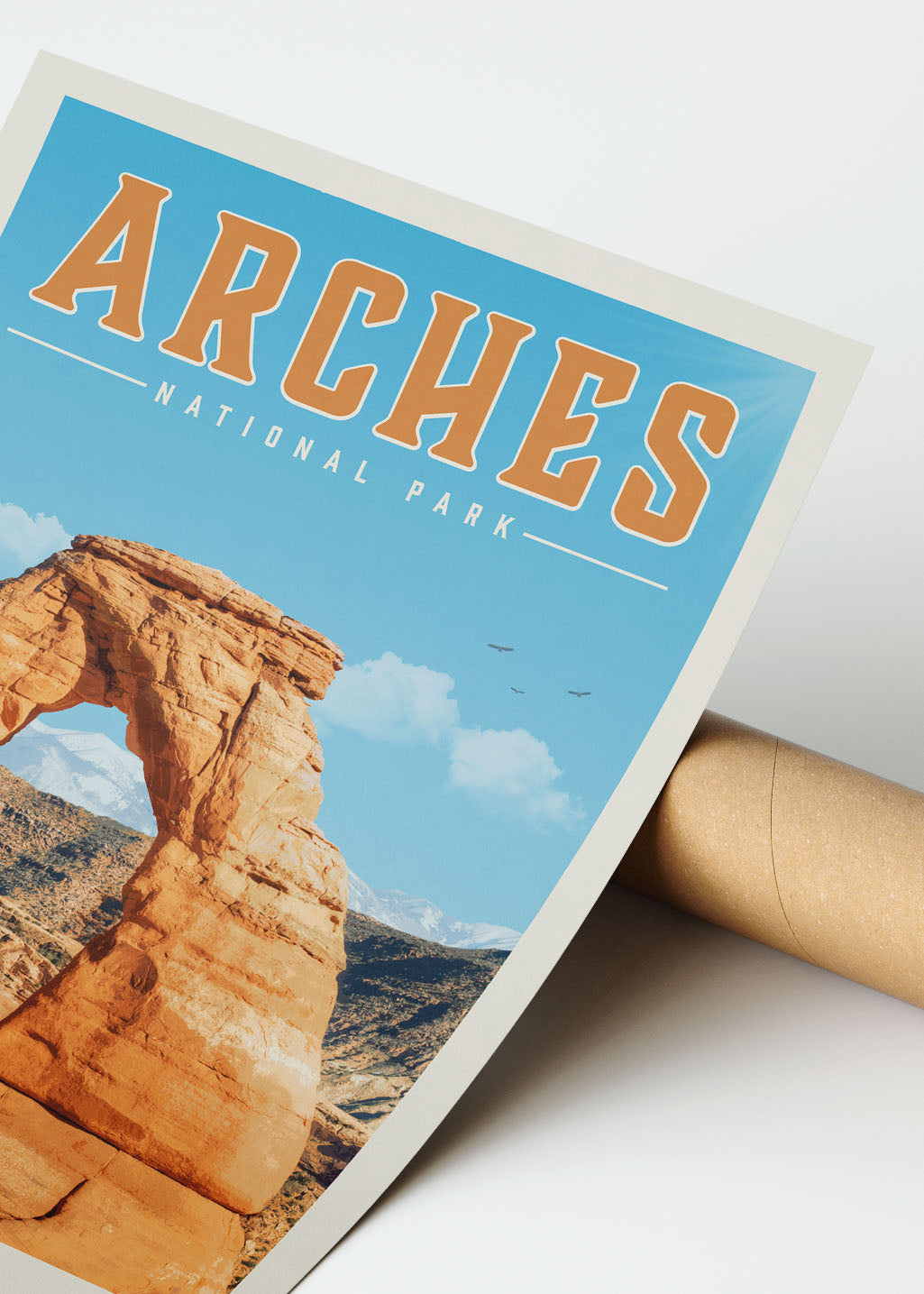 Arches Vintage National Park Poster