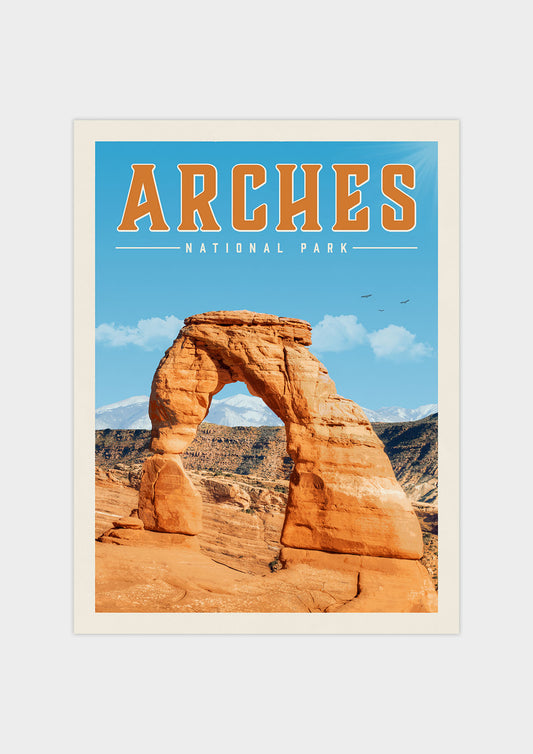 Arches Vintage National Park Poster | Vintaprints