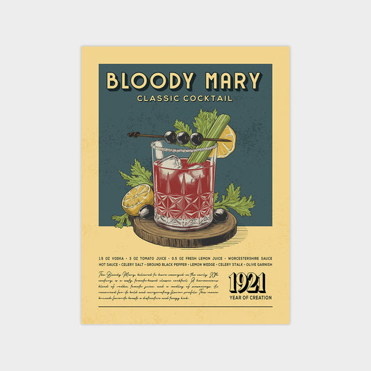 Bloody Mary - Classic Cocktail Poster