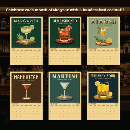 2024 Classic Cocktails Calendar