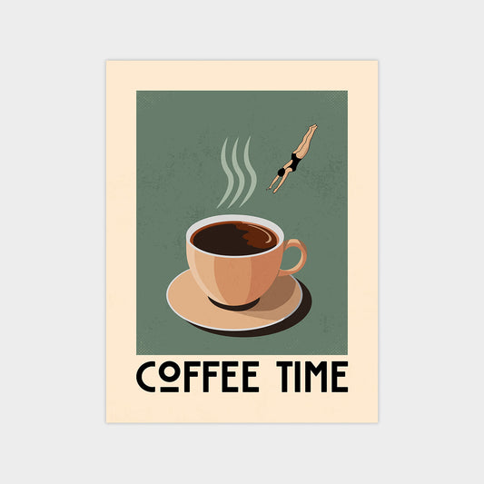 Coffee Time - Vintage Coffee Poster