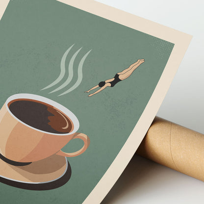 Coffee Time - Vintage Coffee Poster