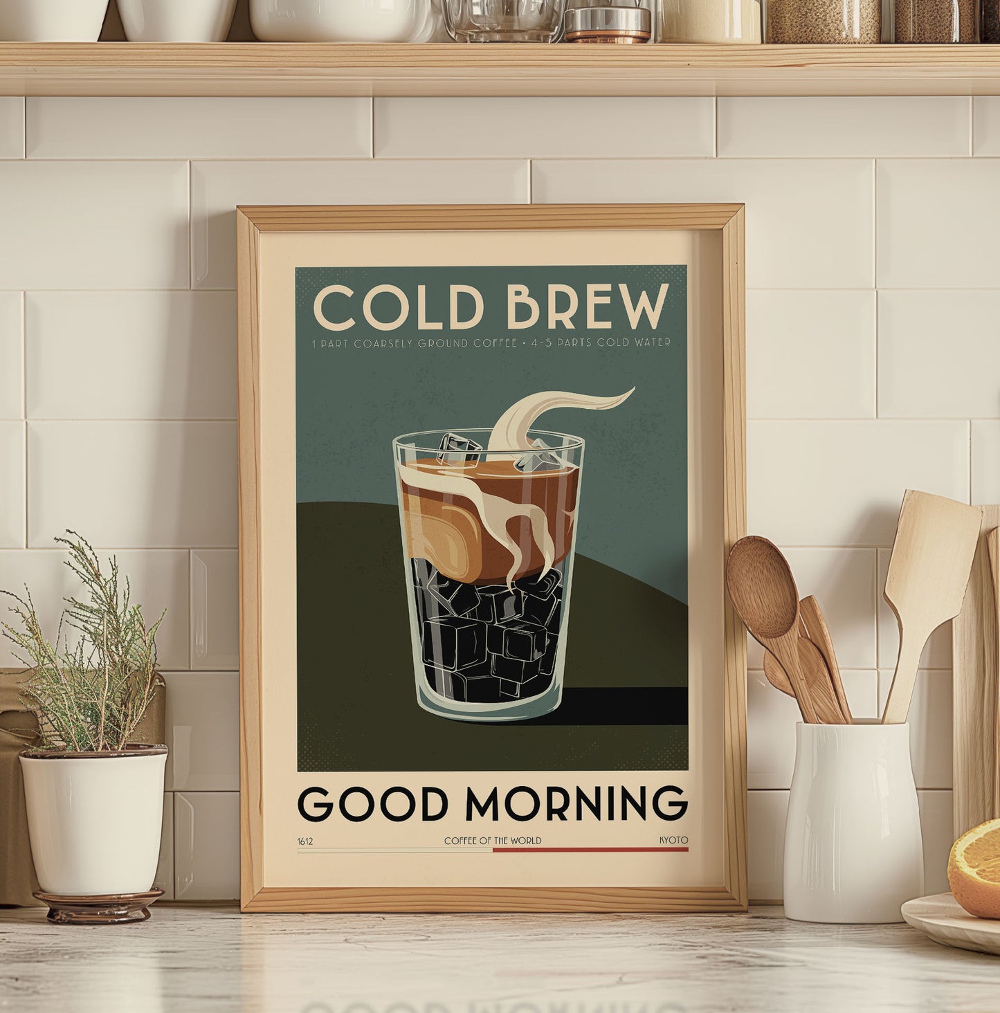 Cold Brew - Vintage Coffee Poster