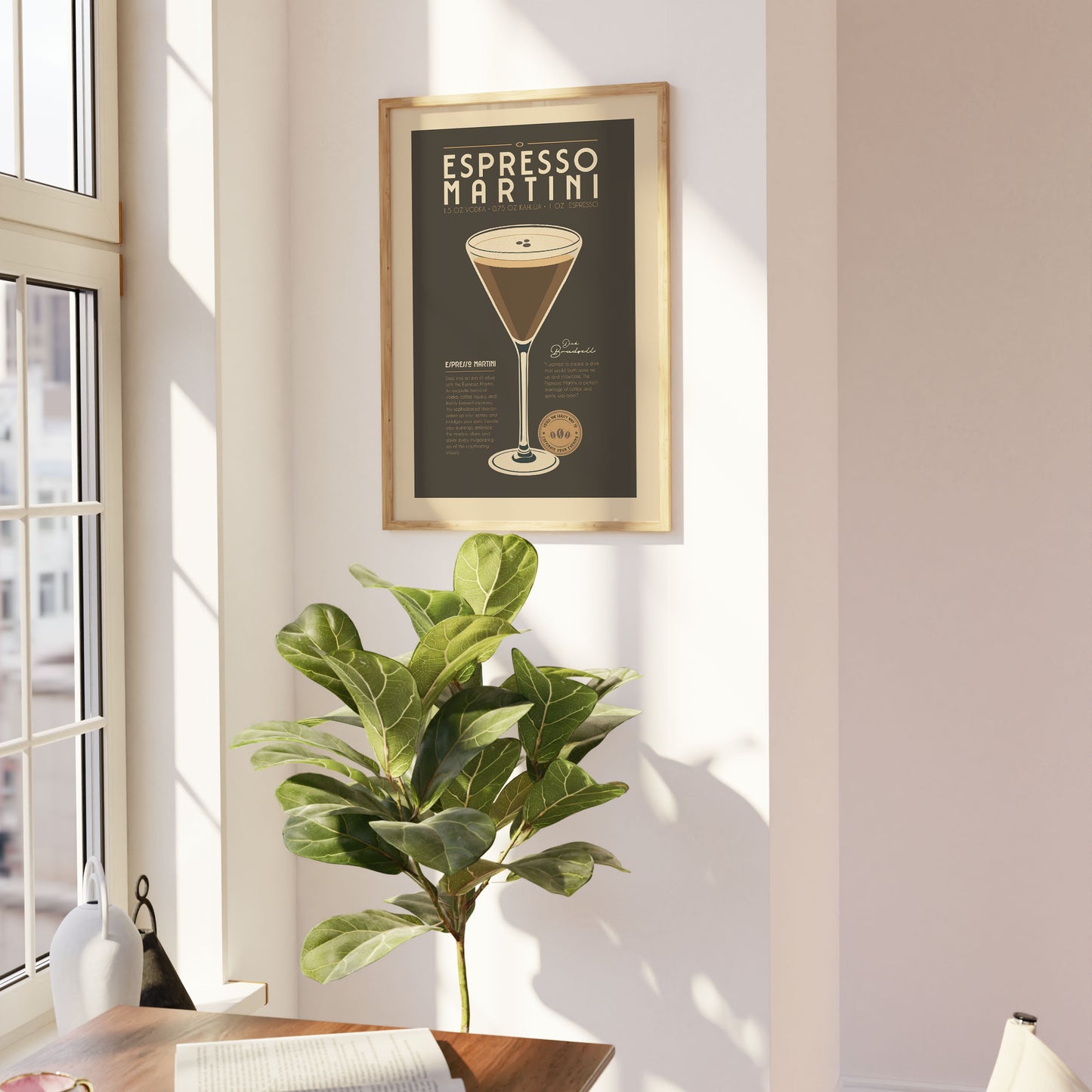 Espresso Martini - Vintage Cocktail Poster