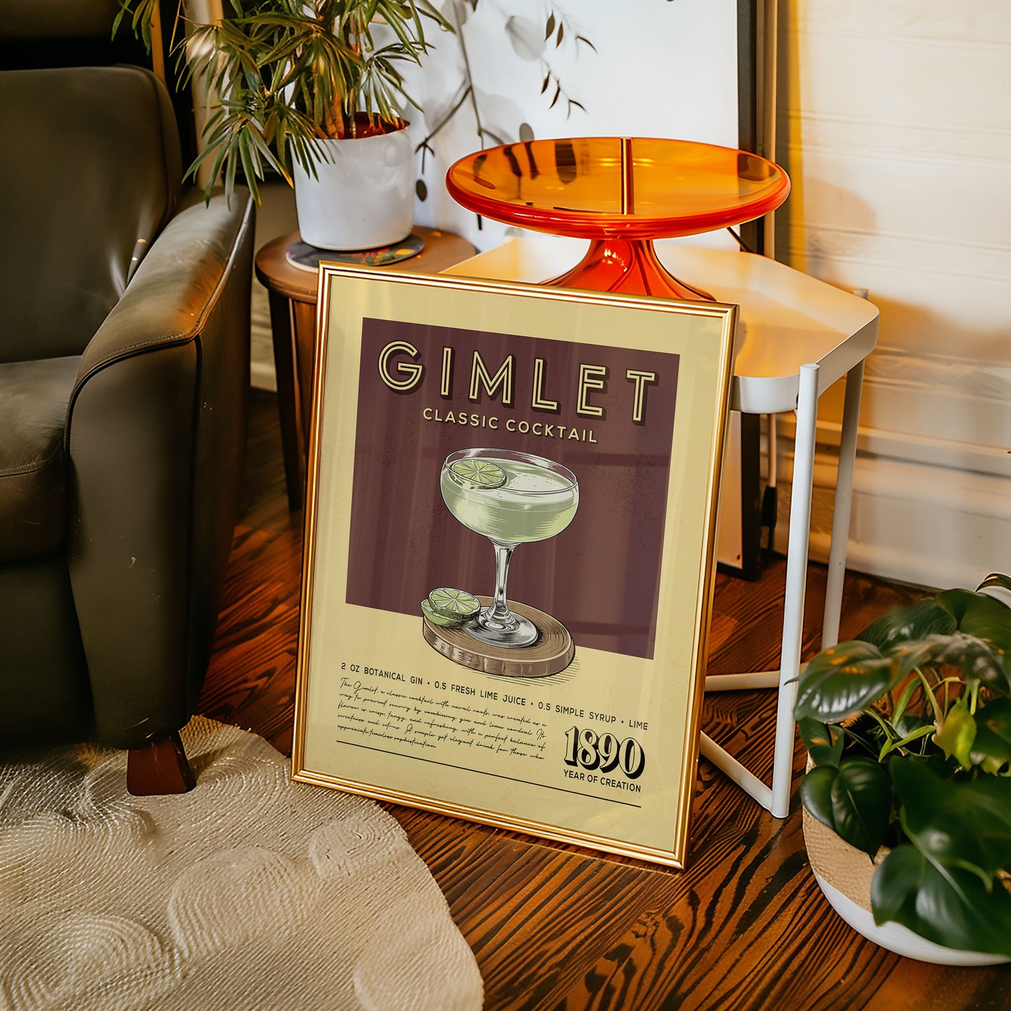 Gimlet - Classic Cocktail Poster