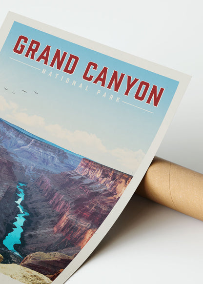 Grand Canyon Vintage National Park Poster