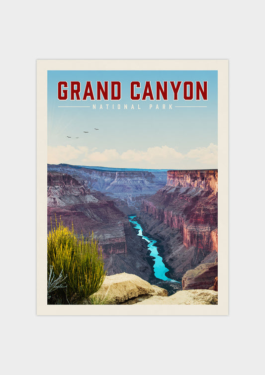 Grand Canyon Vintage National Park Poster | Vintaprints