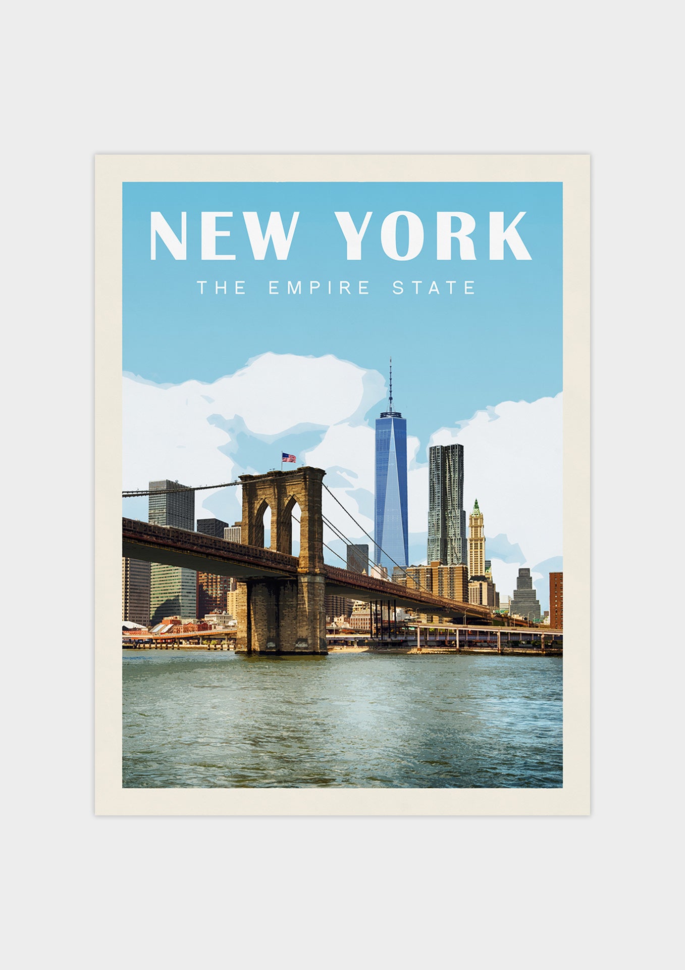 New York Vintage Wall Art Travel Poster | Vintaprints
