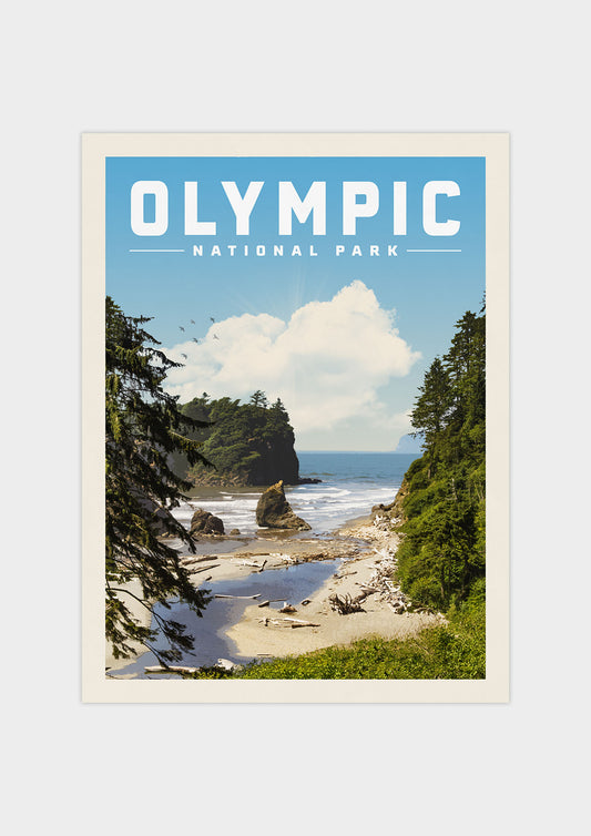 Olympic Vintage National Park Poster | Vintaprints