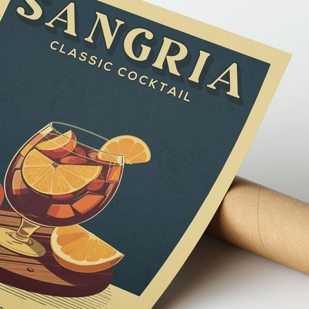 Sangria - Classic Cocktail Poster