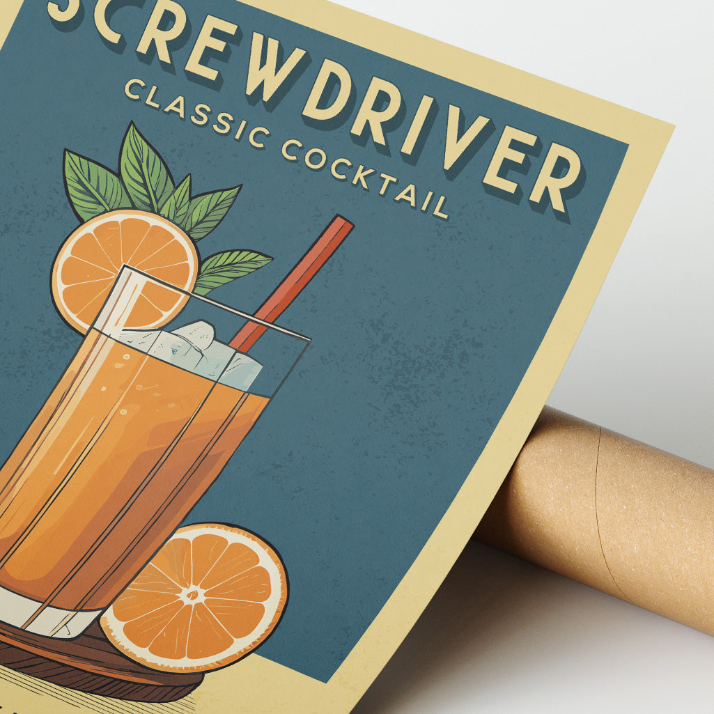 Screwdriver - Classic Cocktail Poster
