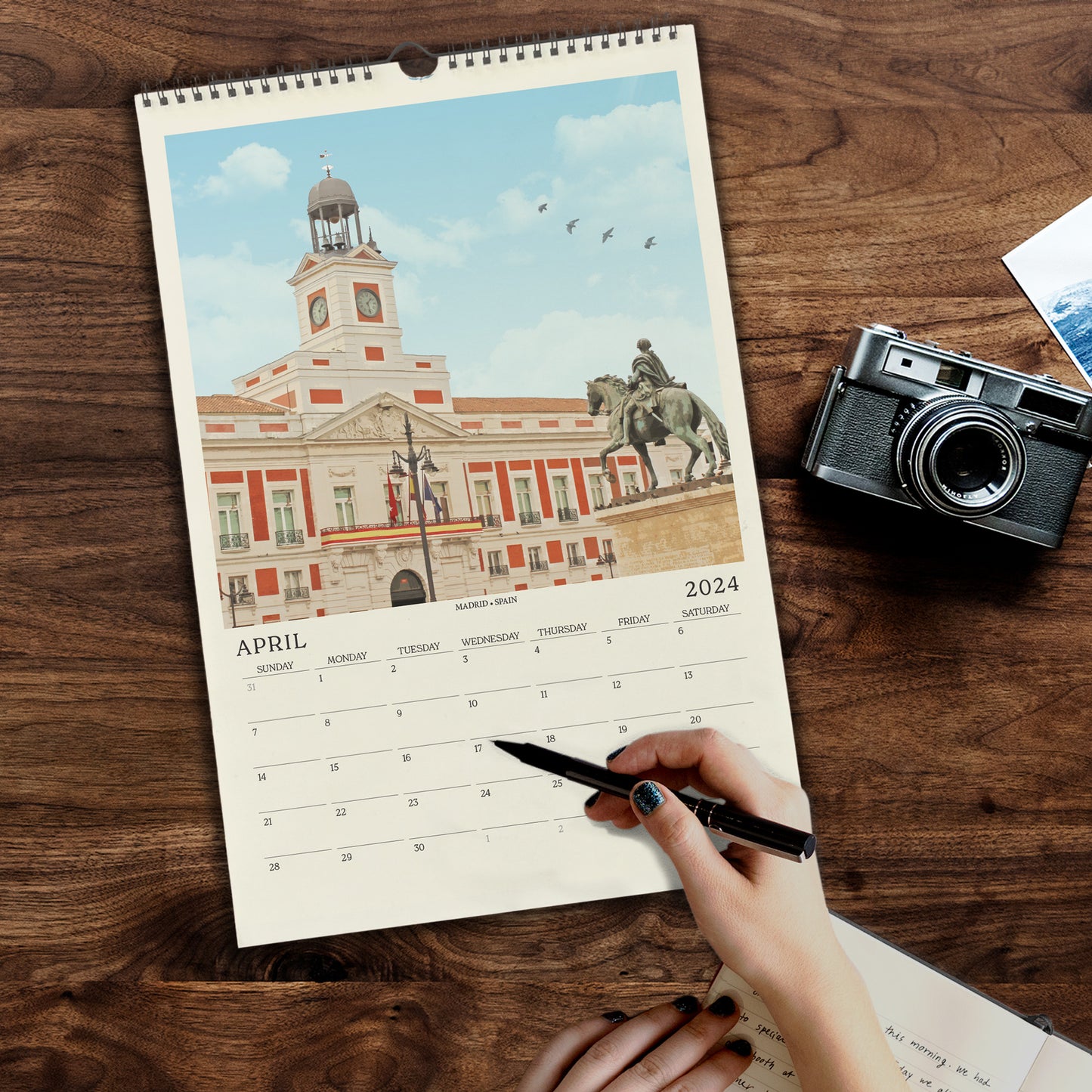 2024 Spanish City Calendar