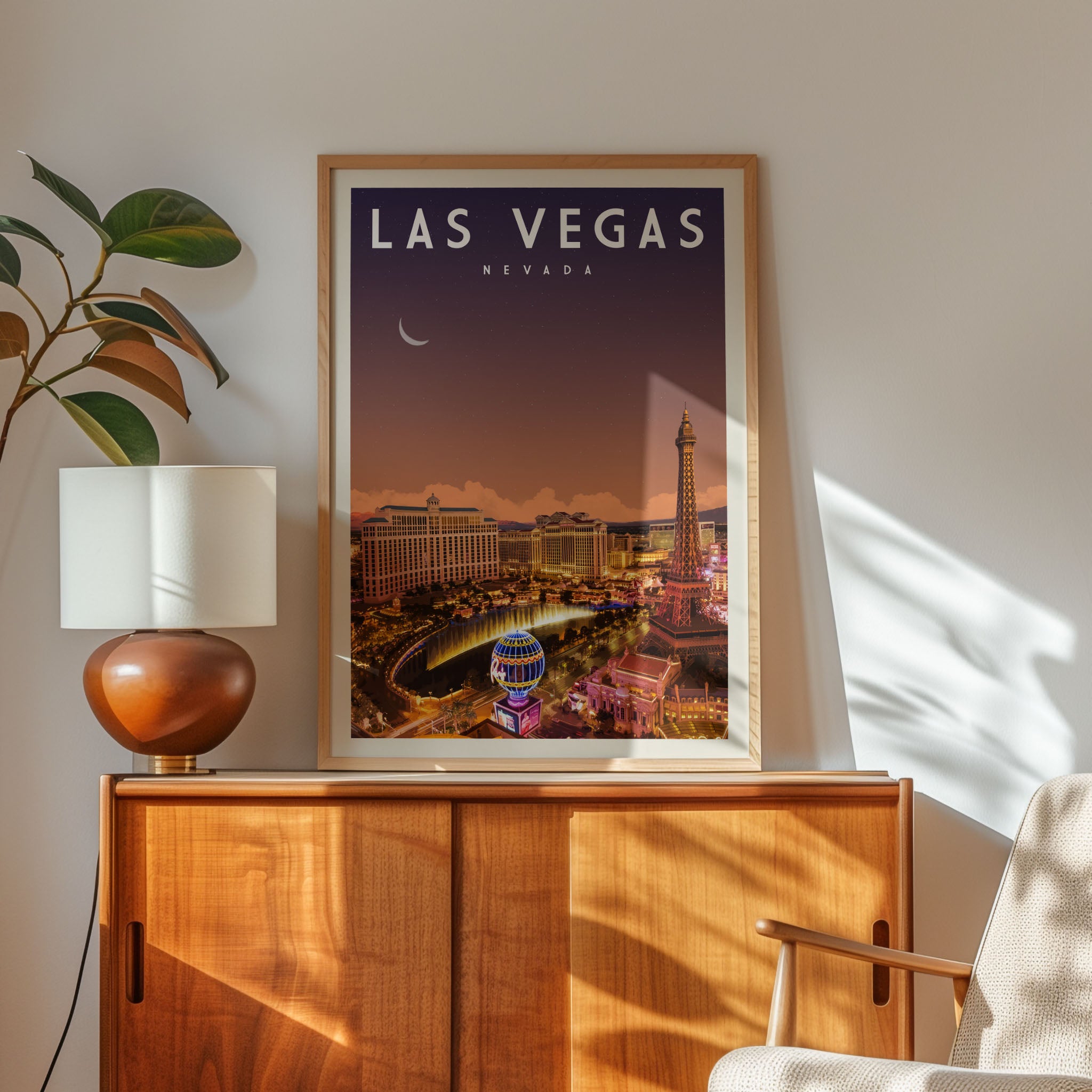 Las Vegas, Nevada Vintage Wall Art Travel Poster | Vintaprints