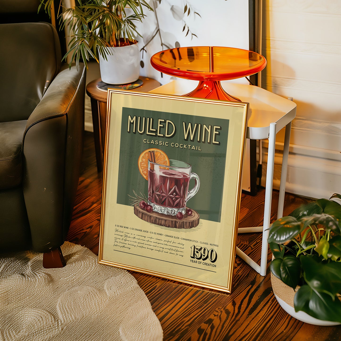 Mulled Wine - Classic Cocktail Poster