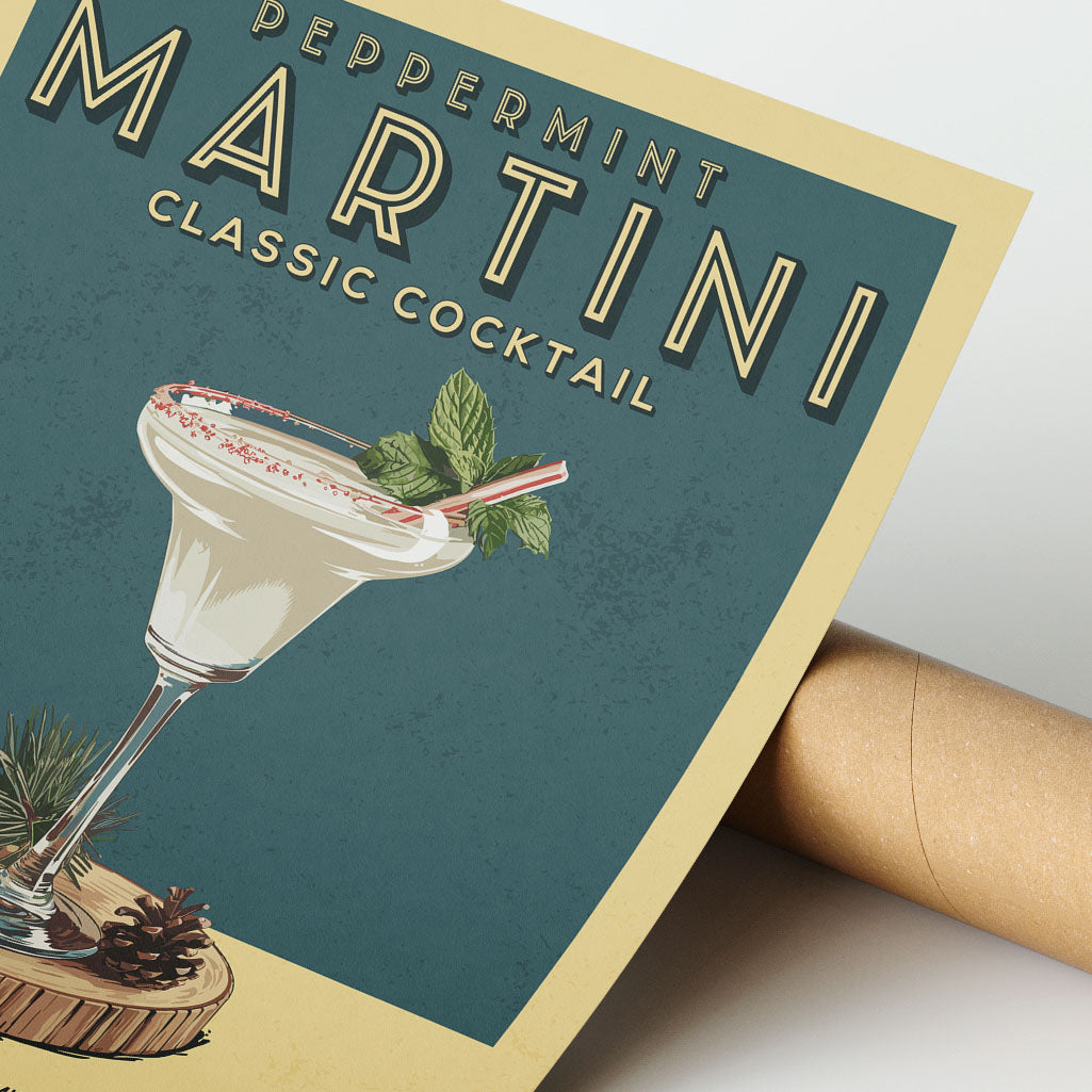 Peppermint Martini - Classic Cocktail Poster