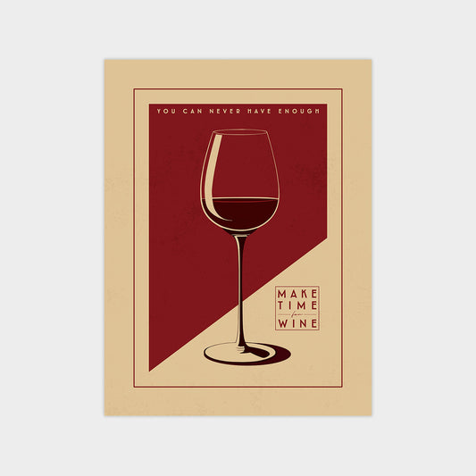 Wine - Vintage Cocktail Poster
