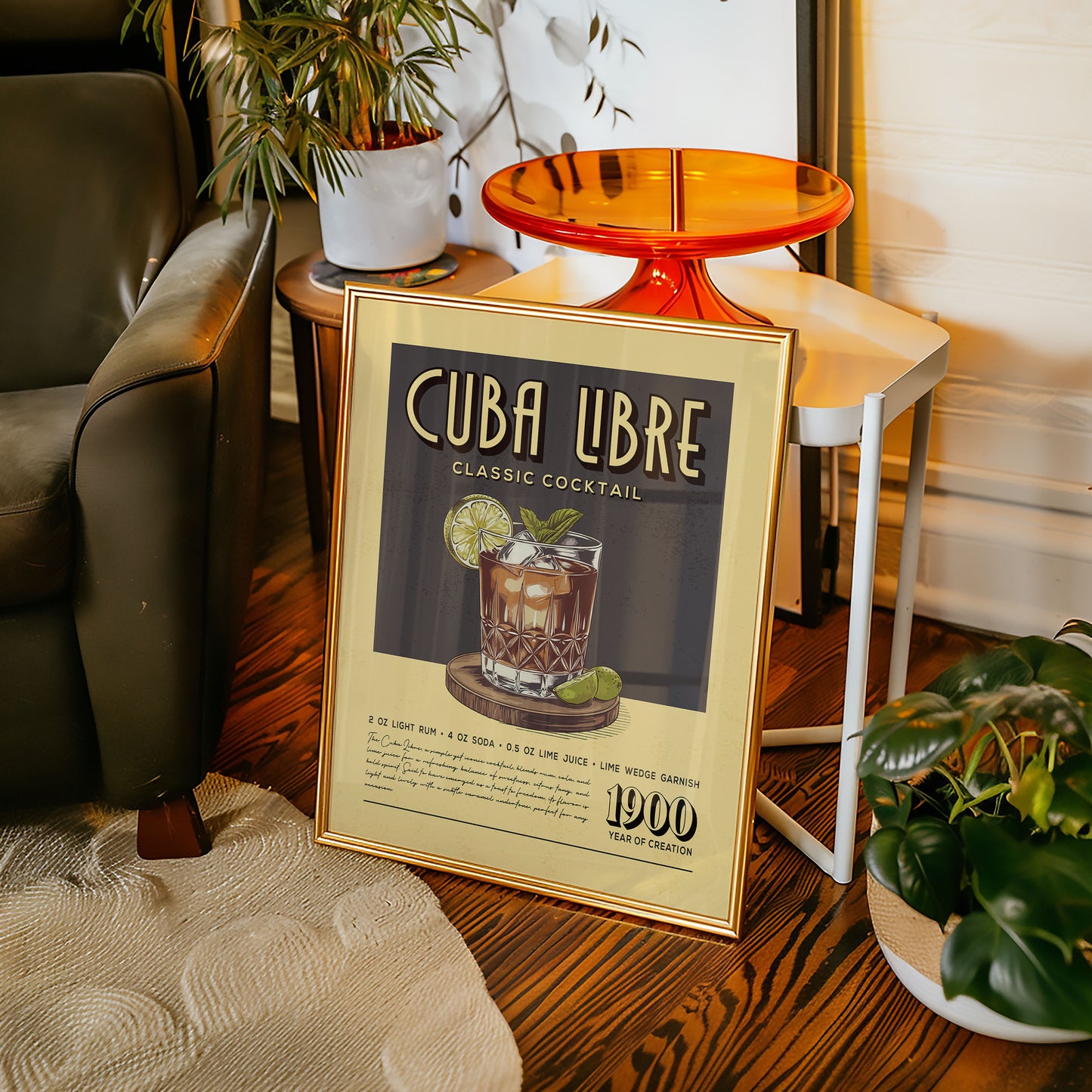 Cuba Libre - Classic Cocktail Poster