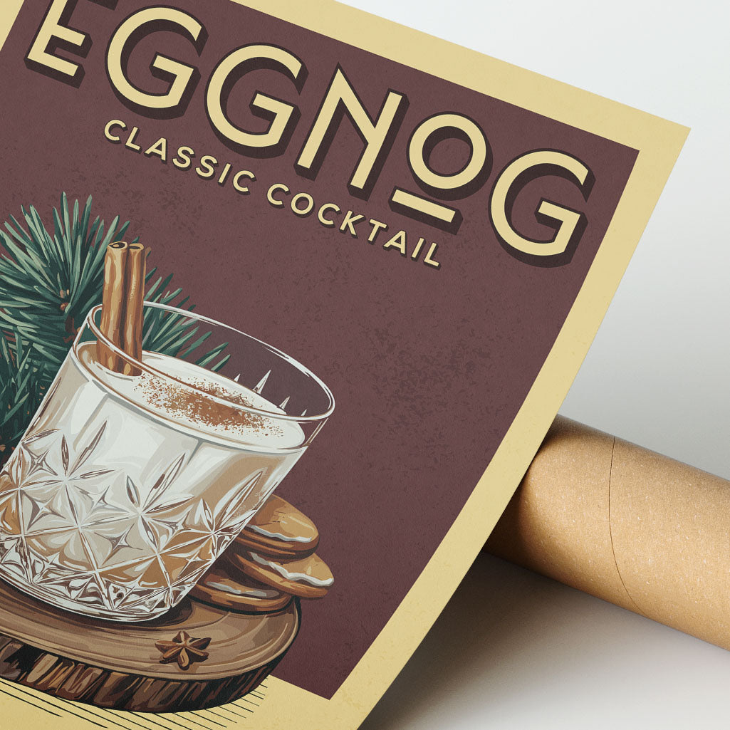 Eggnog - Classic Cocktail Poster