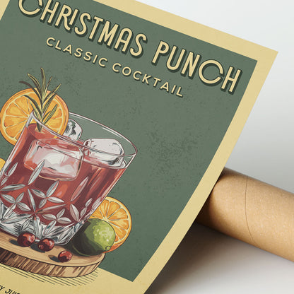 Christmas Punch - Classic Cocktail Poster