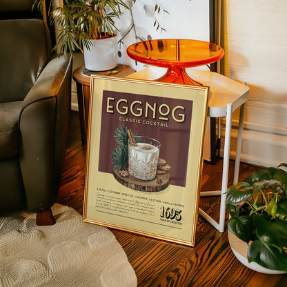 Eggnog - Classic Cocktail Poster