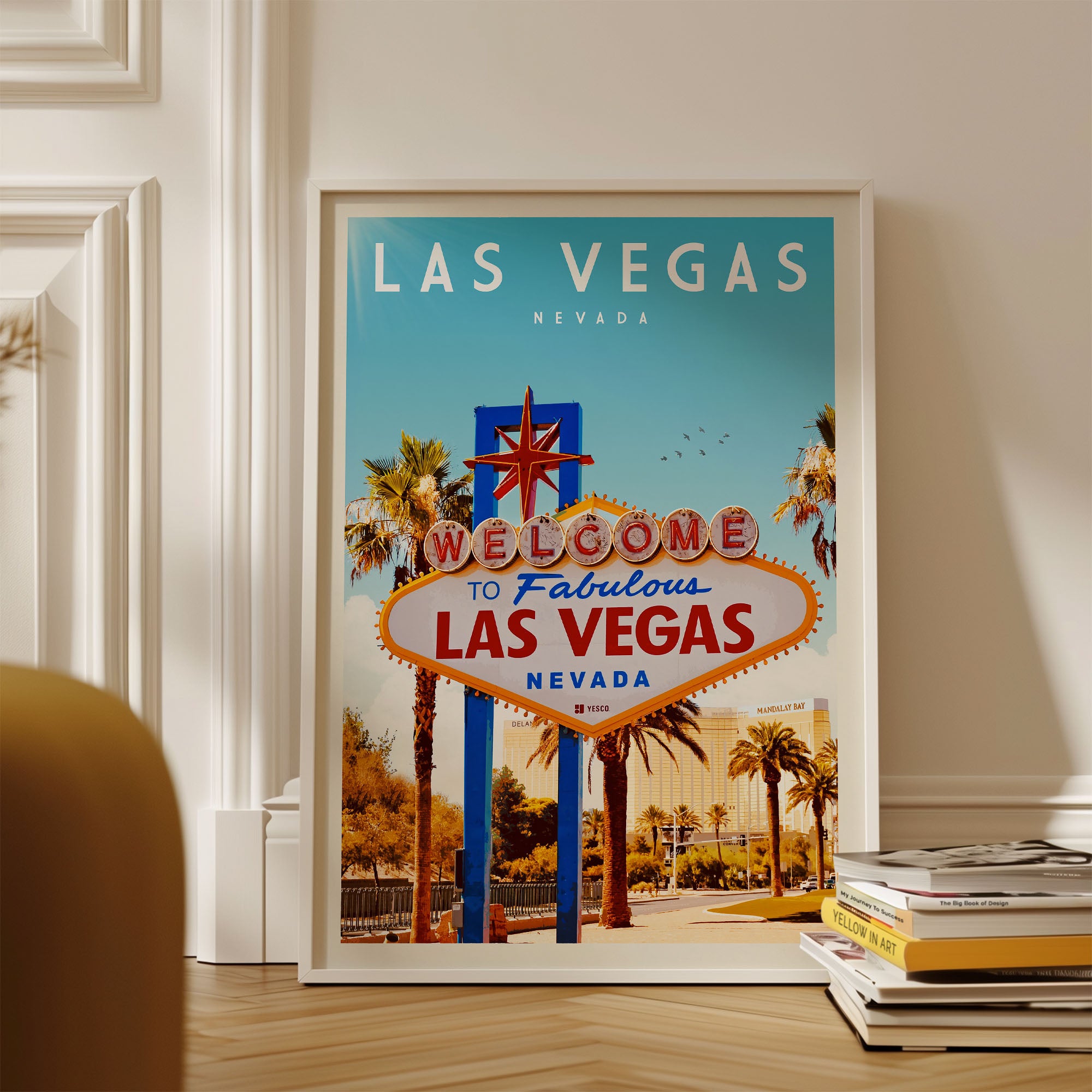 Las Vegas, Nevada Vintage Wall Art Travel Poster | Vintaprints