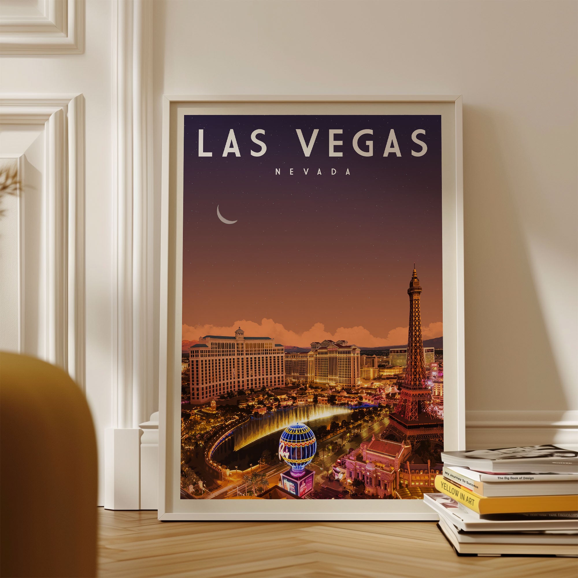Las Vegas, Nevada Vintage Wall Art Travel Poster | Vintaprints