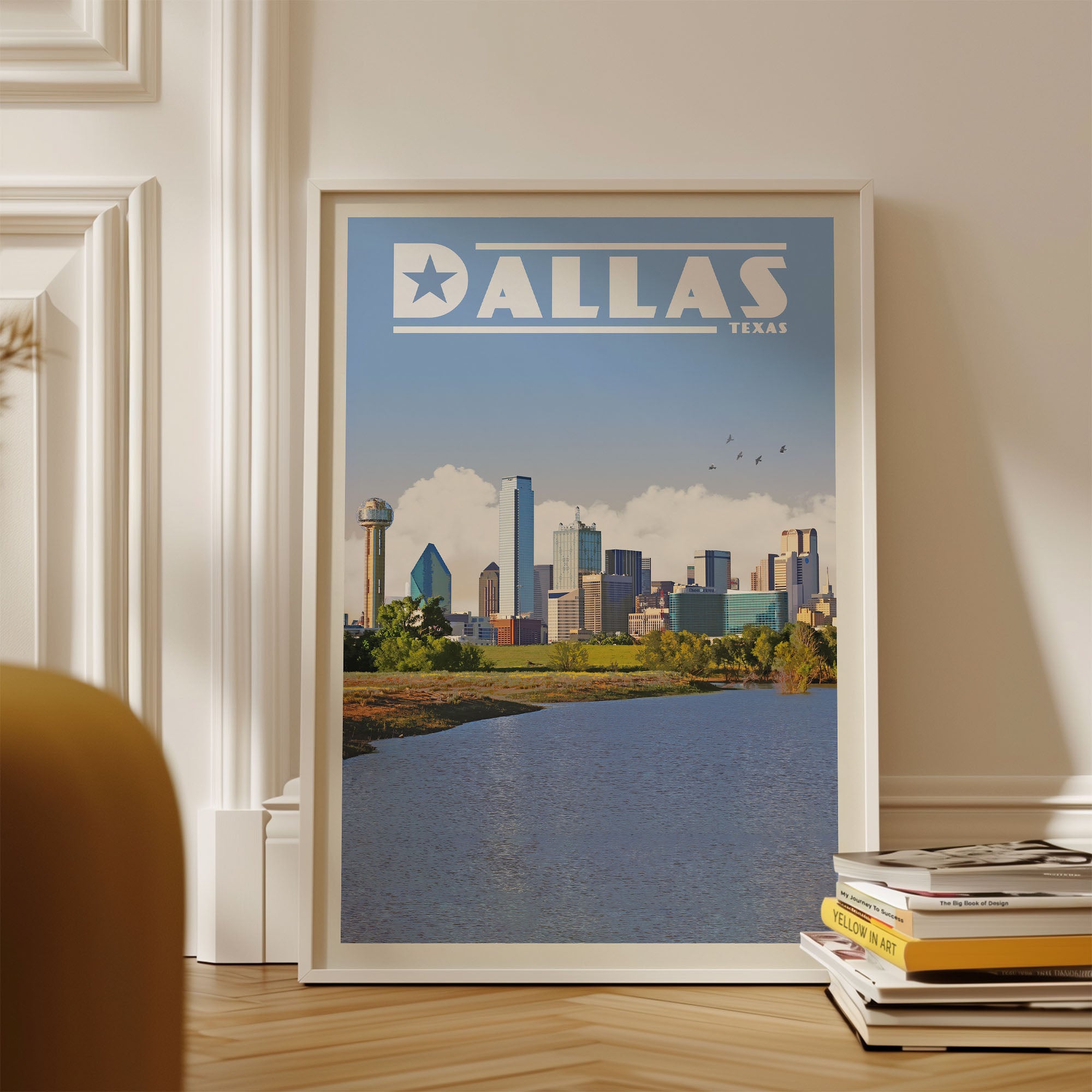 Dallas, Texas Vintage Wall Art Travel Poster | Vintaprints