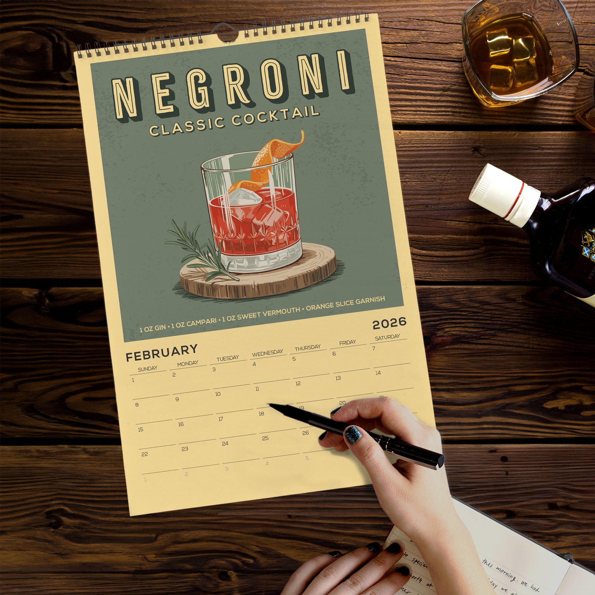 2026 Classic Cocktails Wall Calendar – Vintaprints