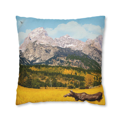 Grand Teton National Park Throw Pillow