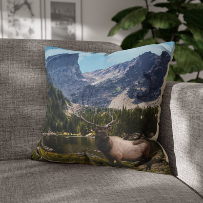 Rocky Mountain National Park Throw Pillow