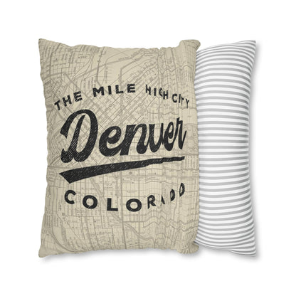 Denver Colorado Throw Pillow