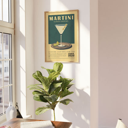 Martini - Classic Cocktail Poster