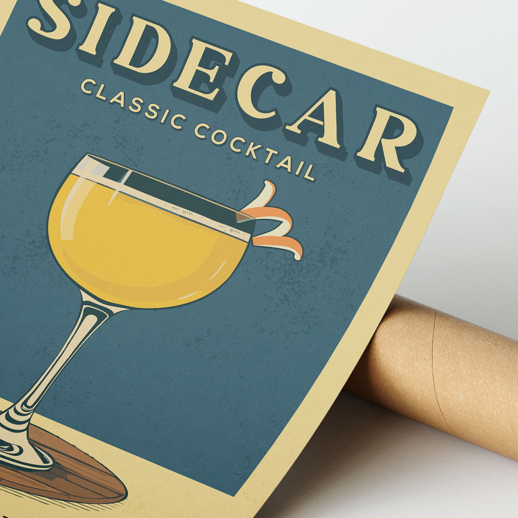 Sidecar - Classic Cocktail Poster