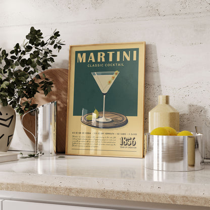 Martini - Classic Cocktail Poster