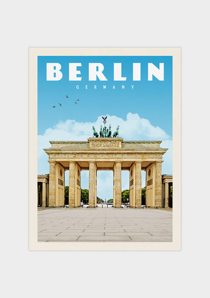 Berlin, Germany - Vintage Travel Print - Vintaprints
