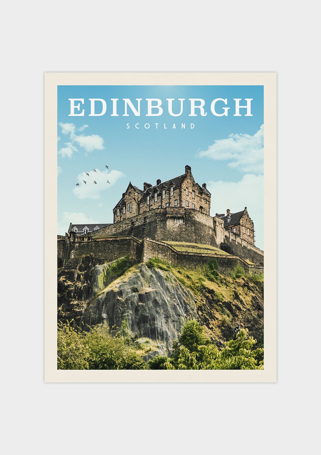 Edinburgh, Scotland - Vintage Travel Print - Vintaprints