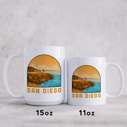 San Diego - Ceramic Mug - Vintaprints