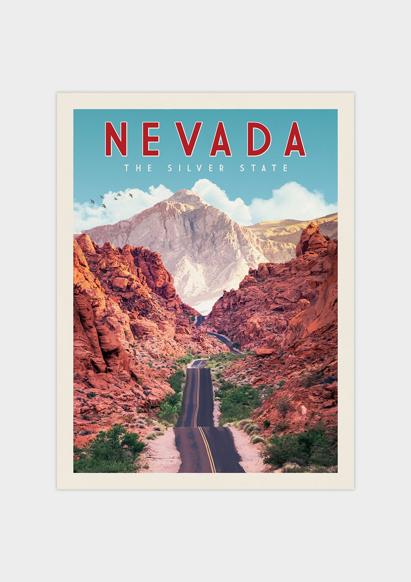 Nevada - Vintage Travel Print - Vintaprints