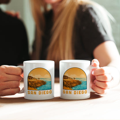 San Diego - Ceramic Mug - Vintaprints