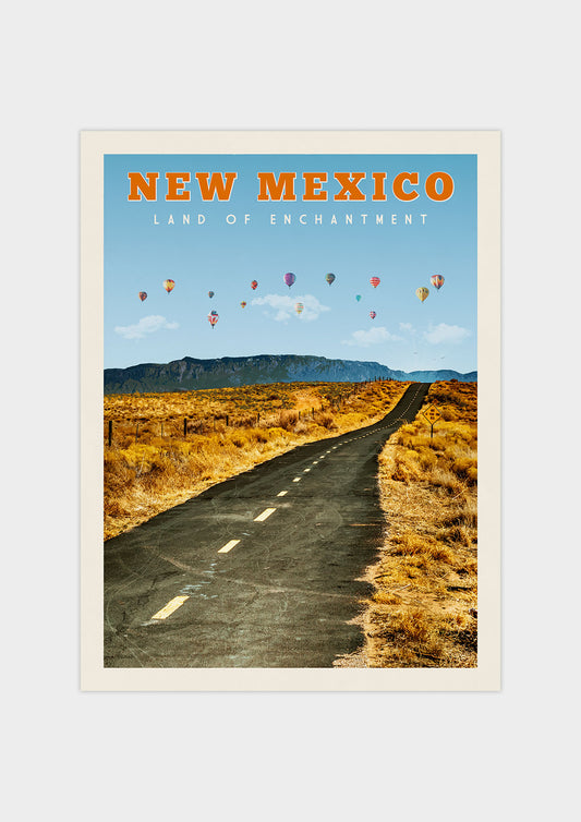 New Mexico - Vintage Travel Print