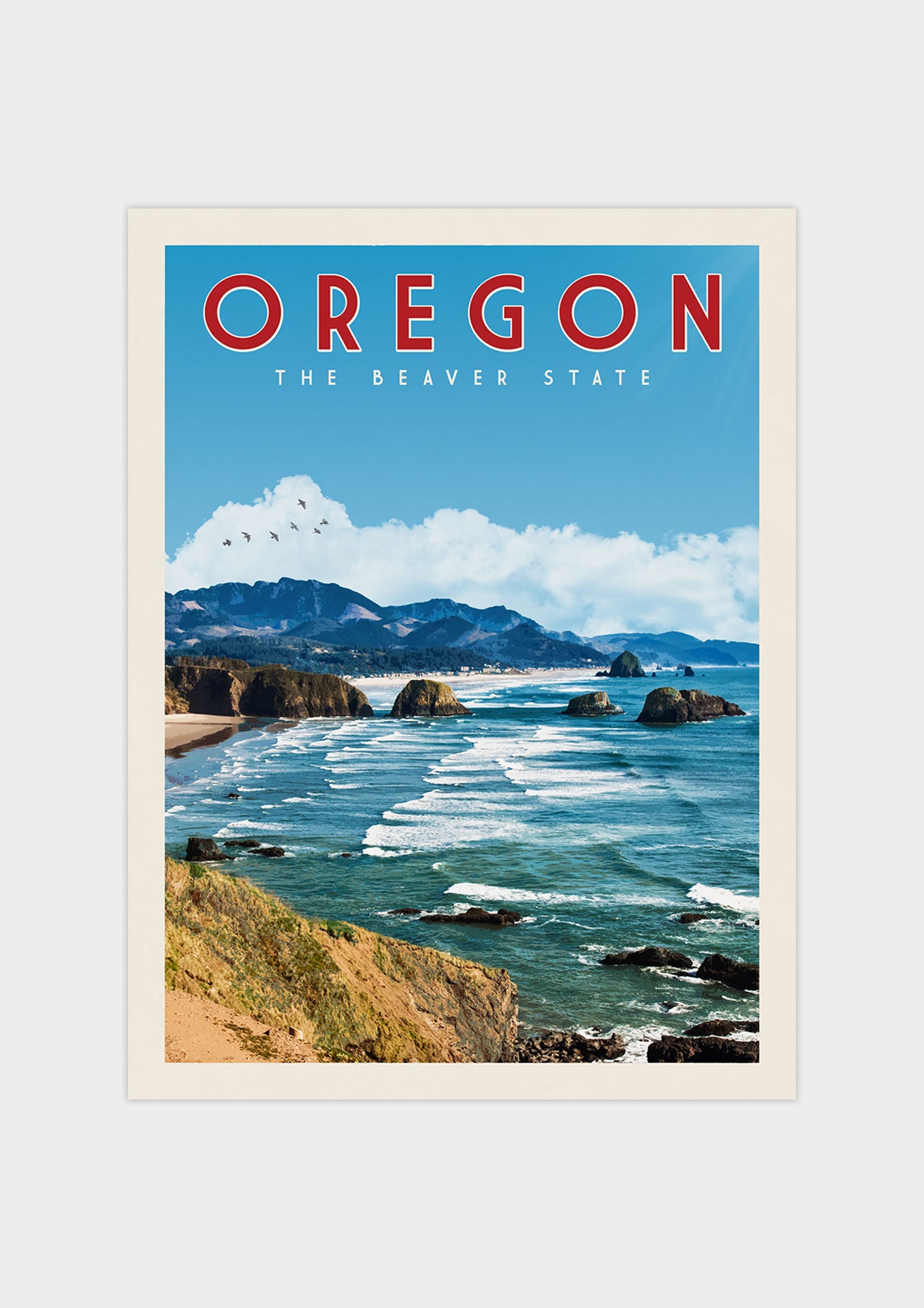 Oregon - Vintage Travel Print - Vintaprints
