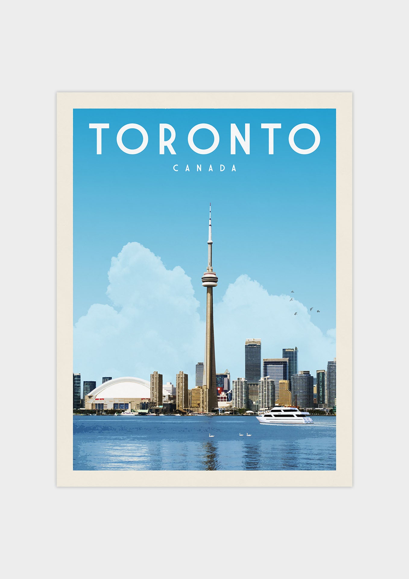 Toronto, Canada - Vintage Travel Print - Vintaprints