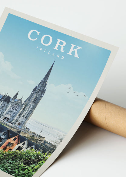Cork, Ireland- Vintage Travel Print - Vintaprints