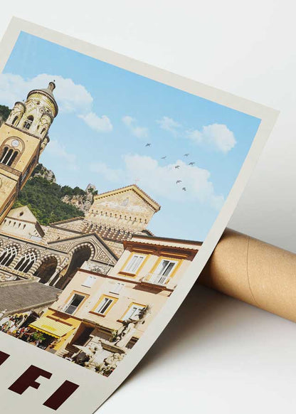 Amalfi, Italy - Vintage Travel Print - Vintaprints