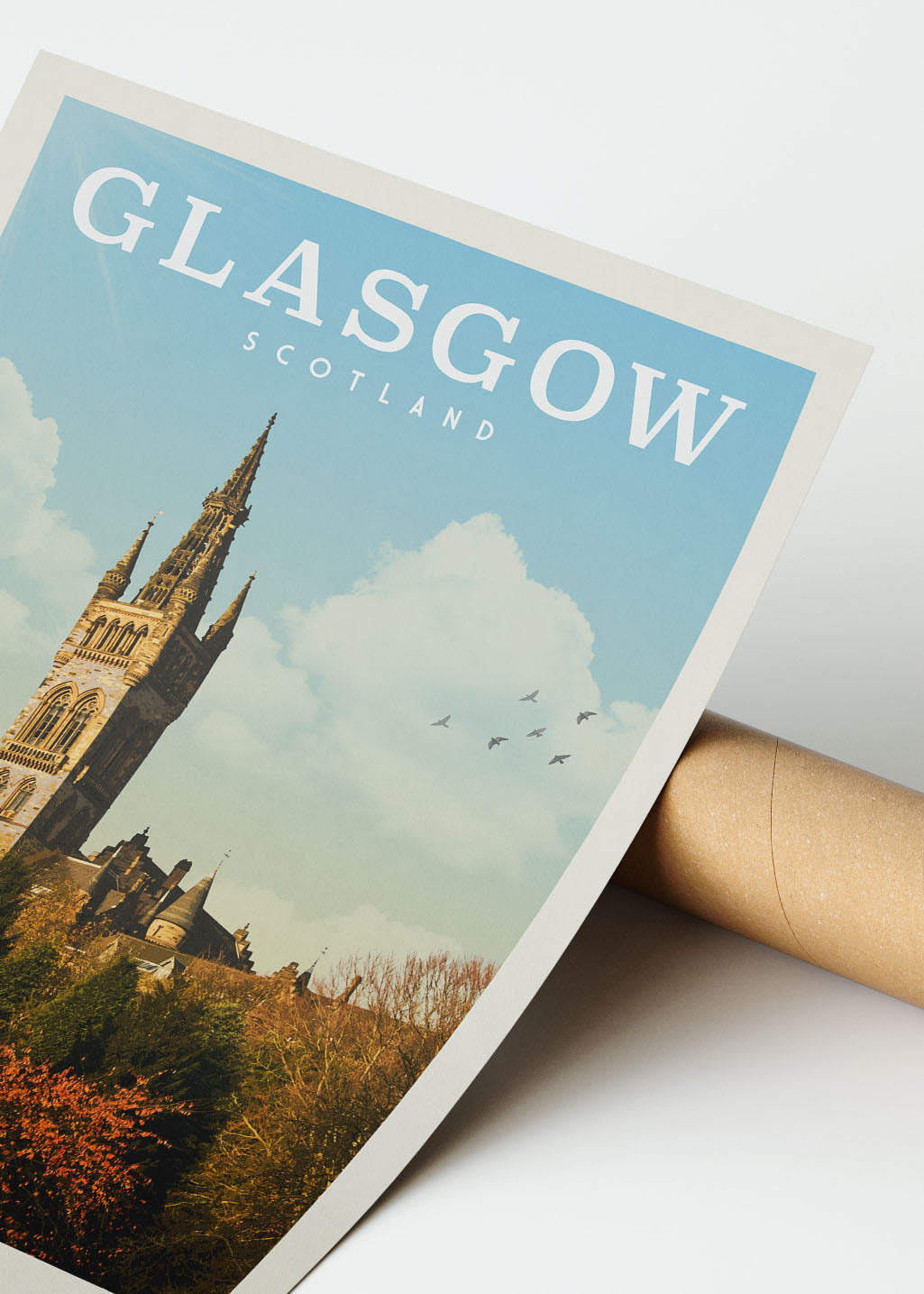 Glasgow, Scotland - Vintage Travel Print - Vintaprints